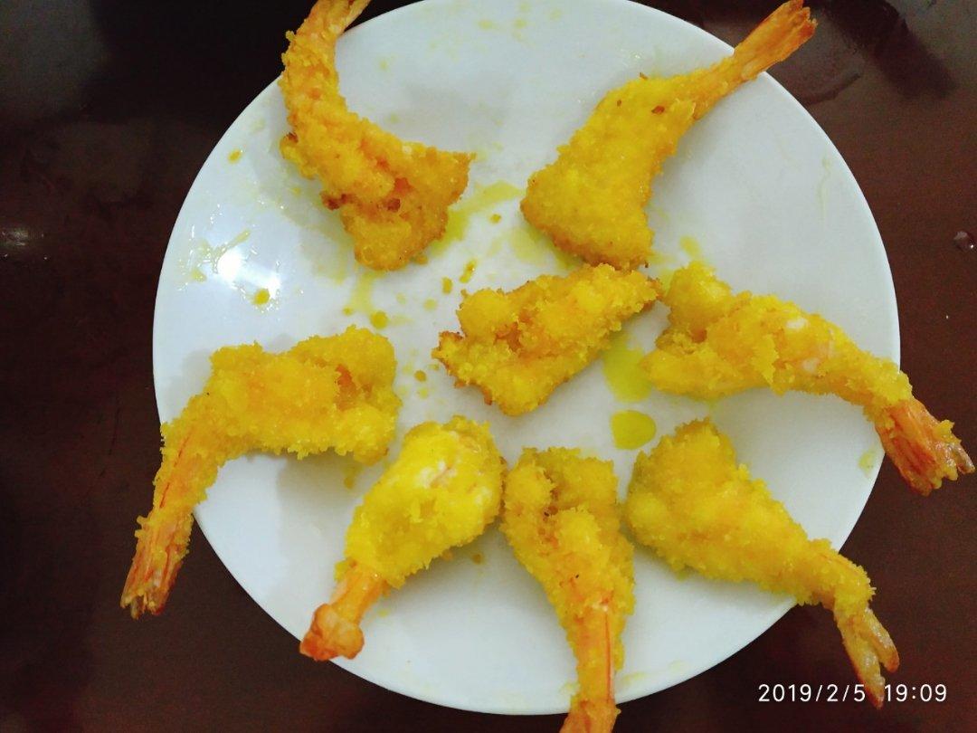 面包糠炸虾