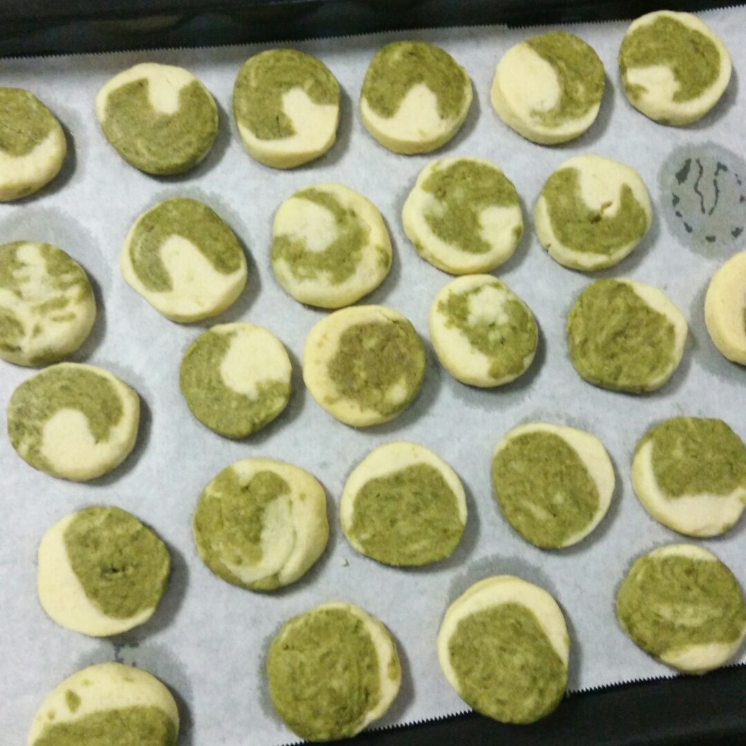 大理石抹茶饼干（酥松版）