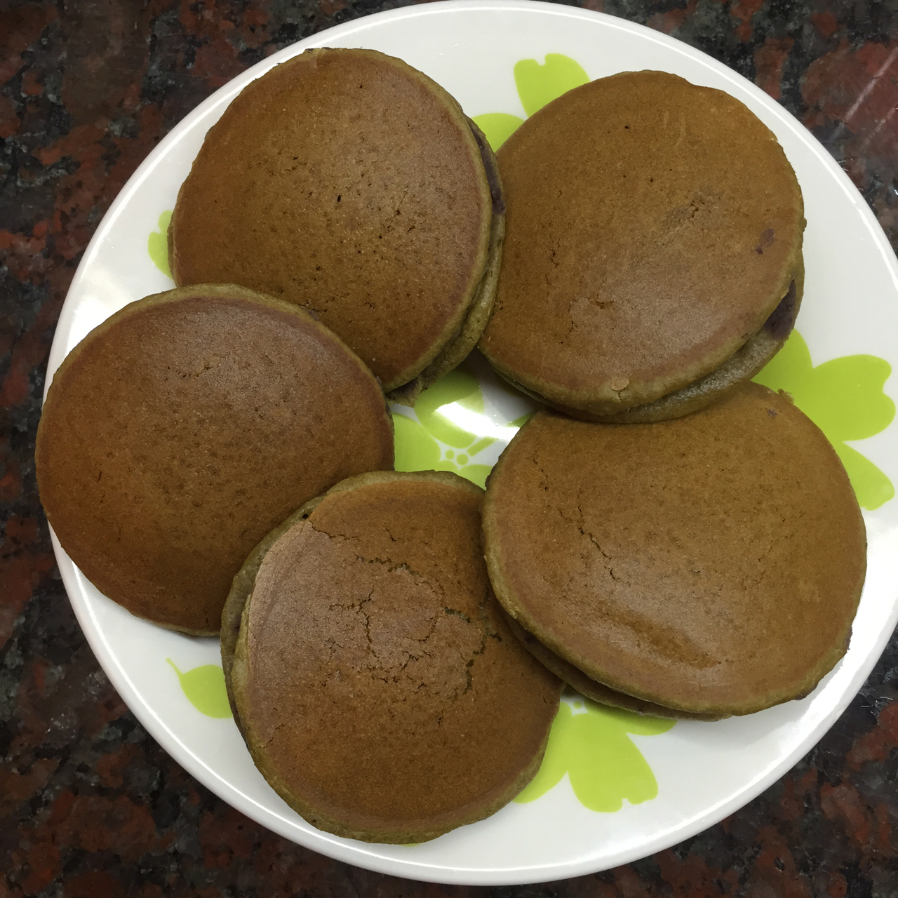 抹茶蜜豆铜锣烧