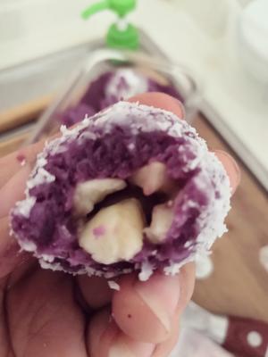 椰蓉紫薯球（儿童零食）的做法 步骤10