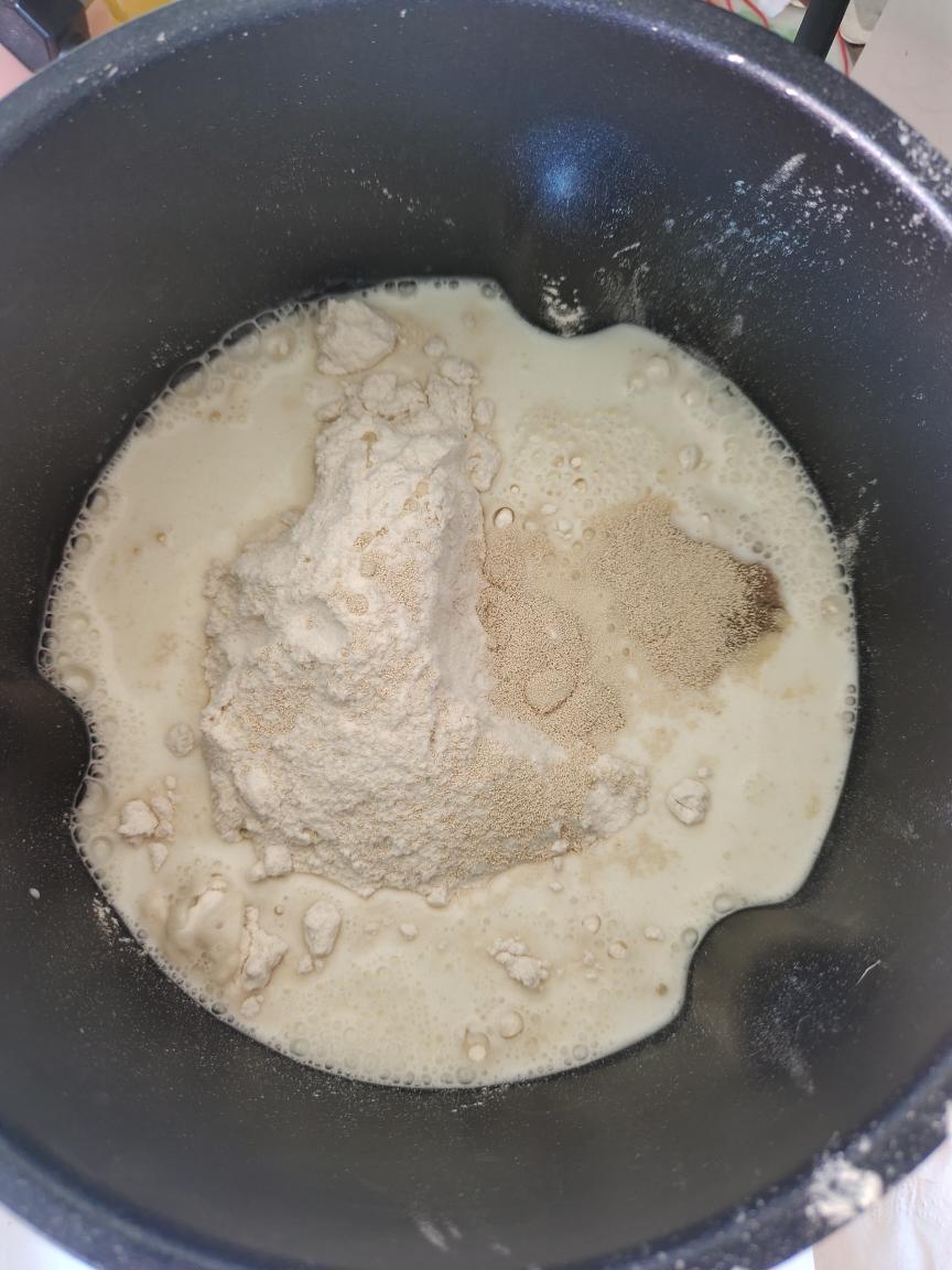 无糖切片面包（新手友好）的做法 步骤1