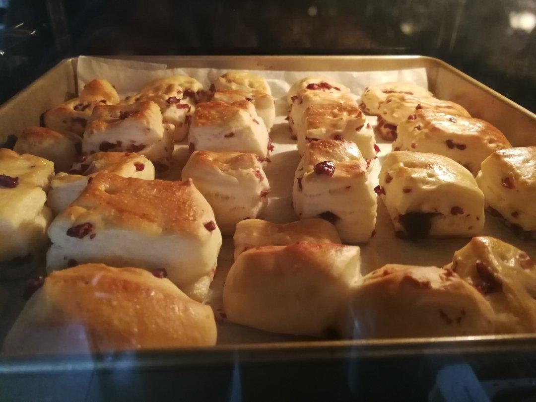 蔓越莓优格小面包块