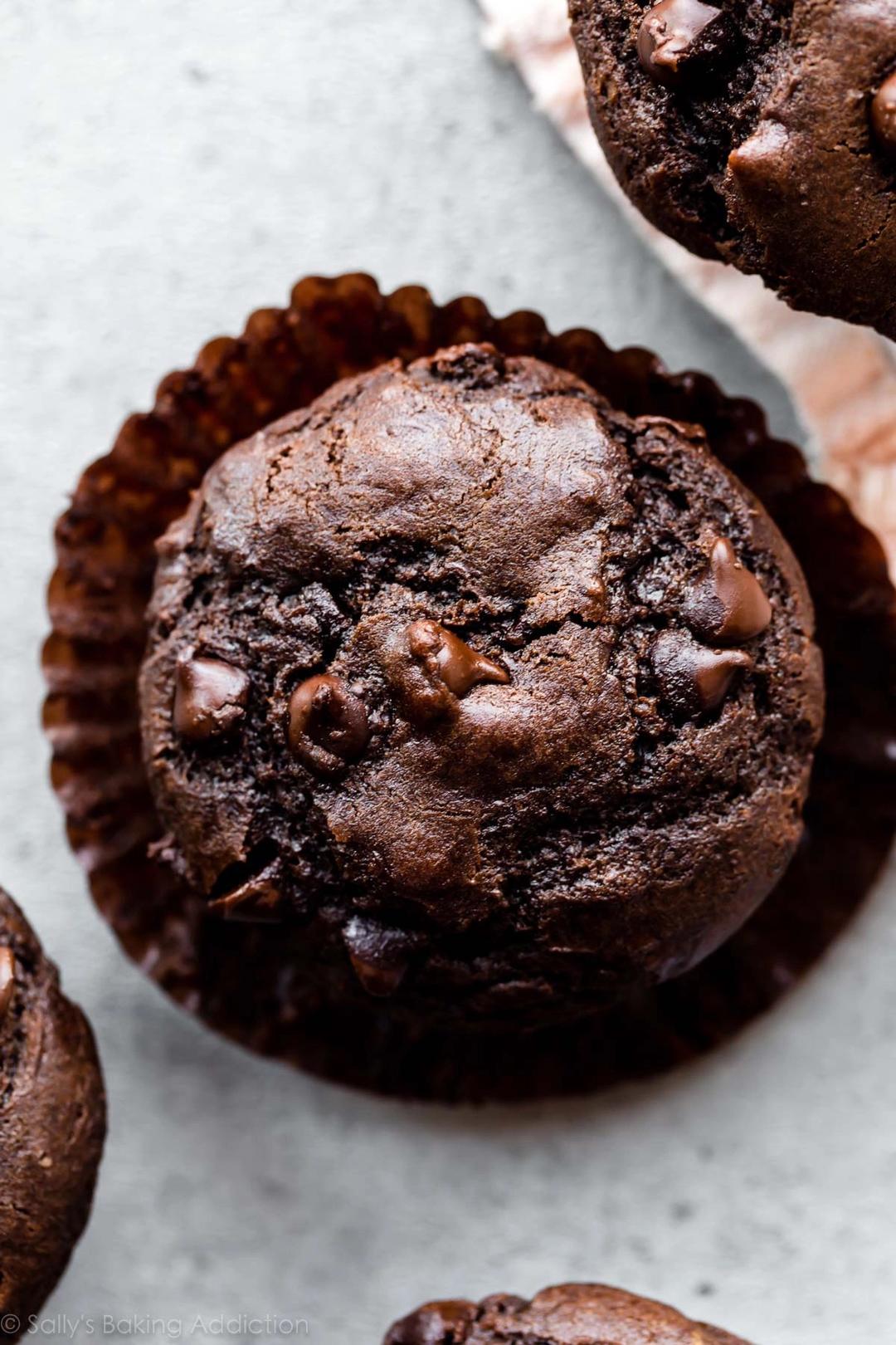 Double chocolate chip muffins的做法