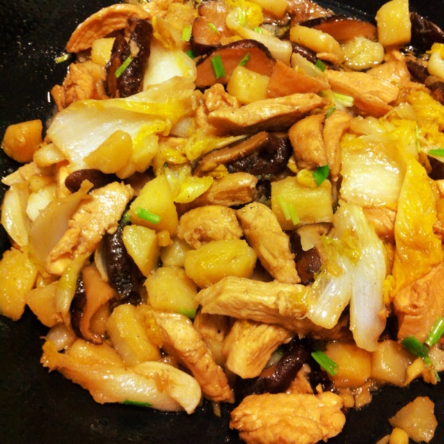 软茄子做的东北乱炖