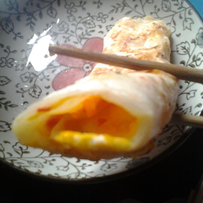 早餐鸡蛋煎饼