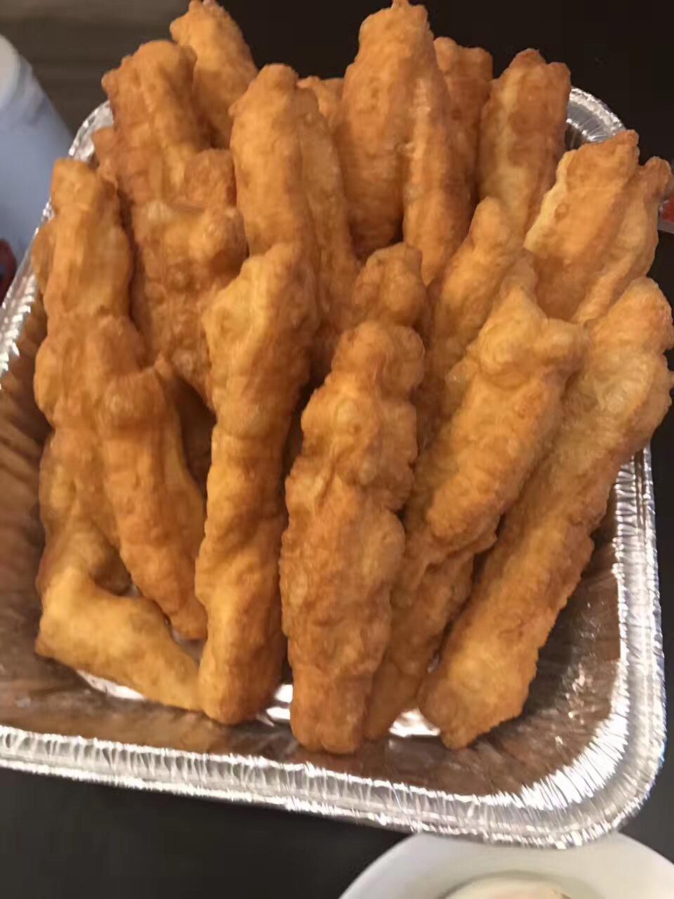 自制无泡打粉油条