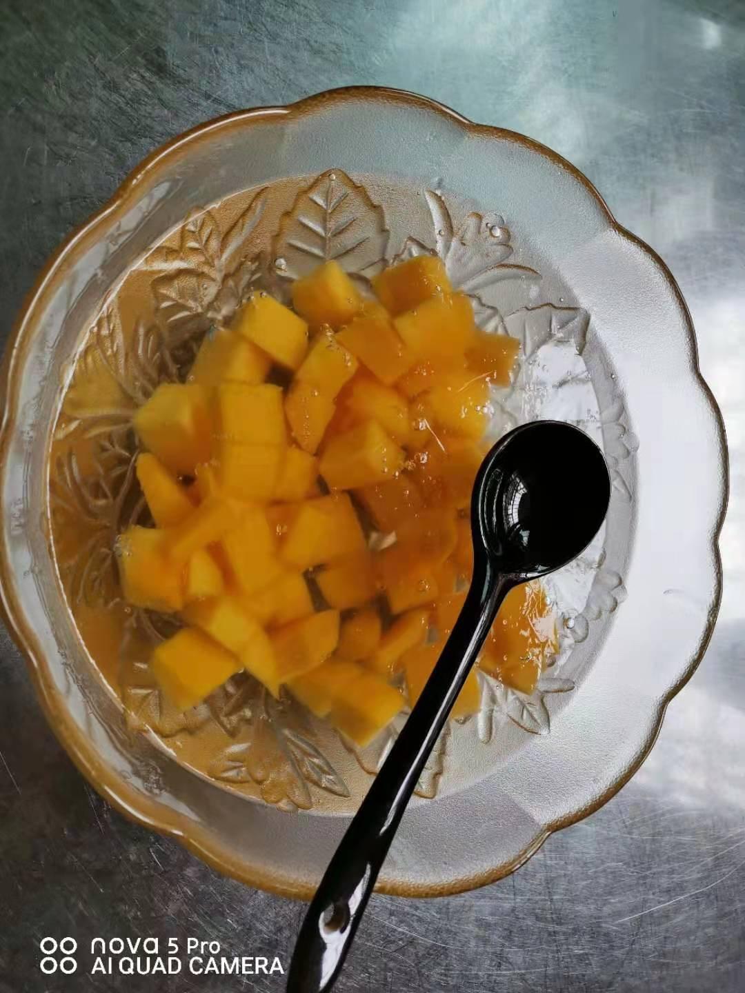 果冻～白凉粉芒果