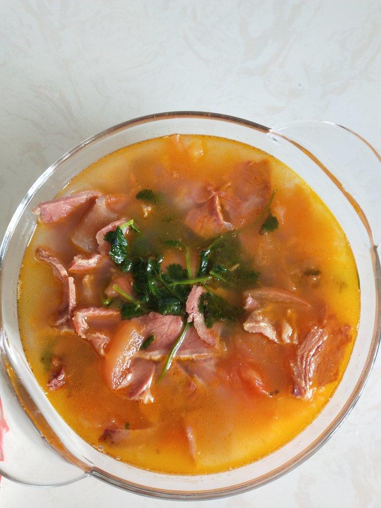 番茄牛肉汤（简易版）