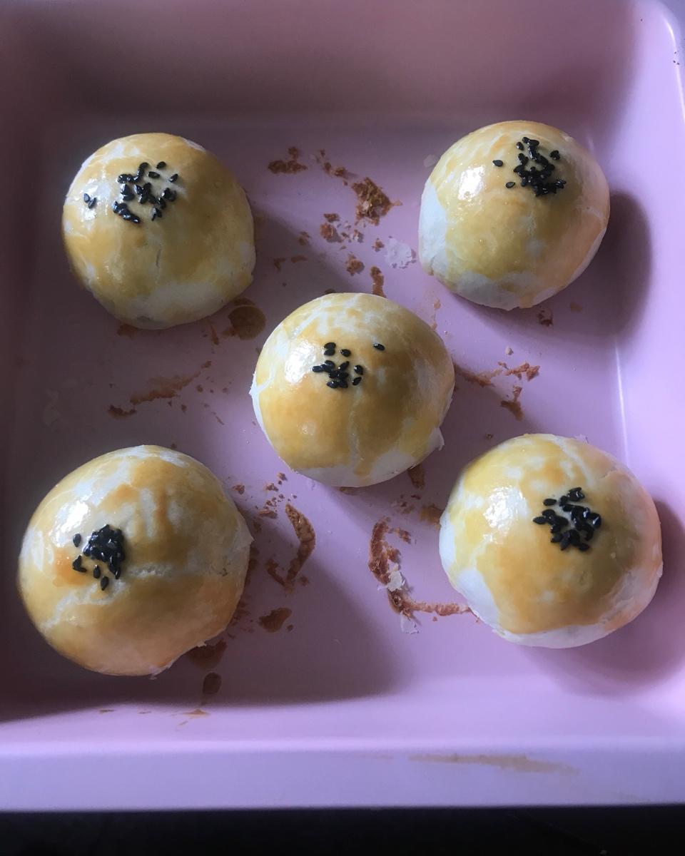 蛋黄酥，手工蛋黄酥