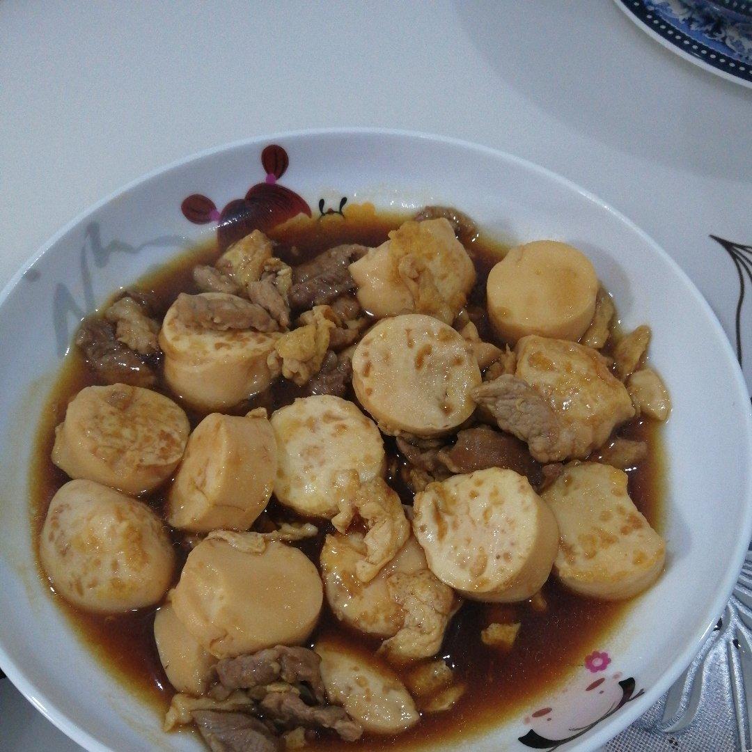 蚝油嫩豆腐