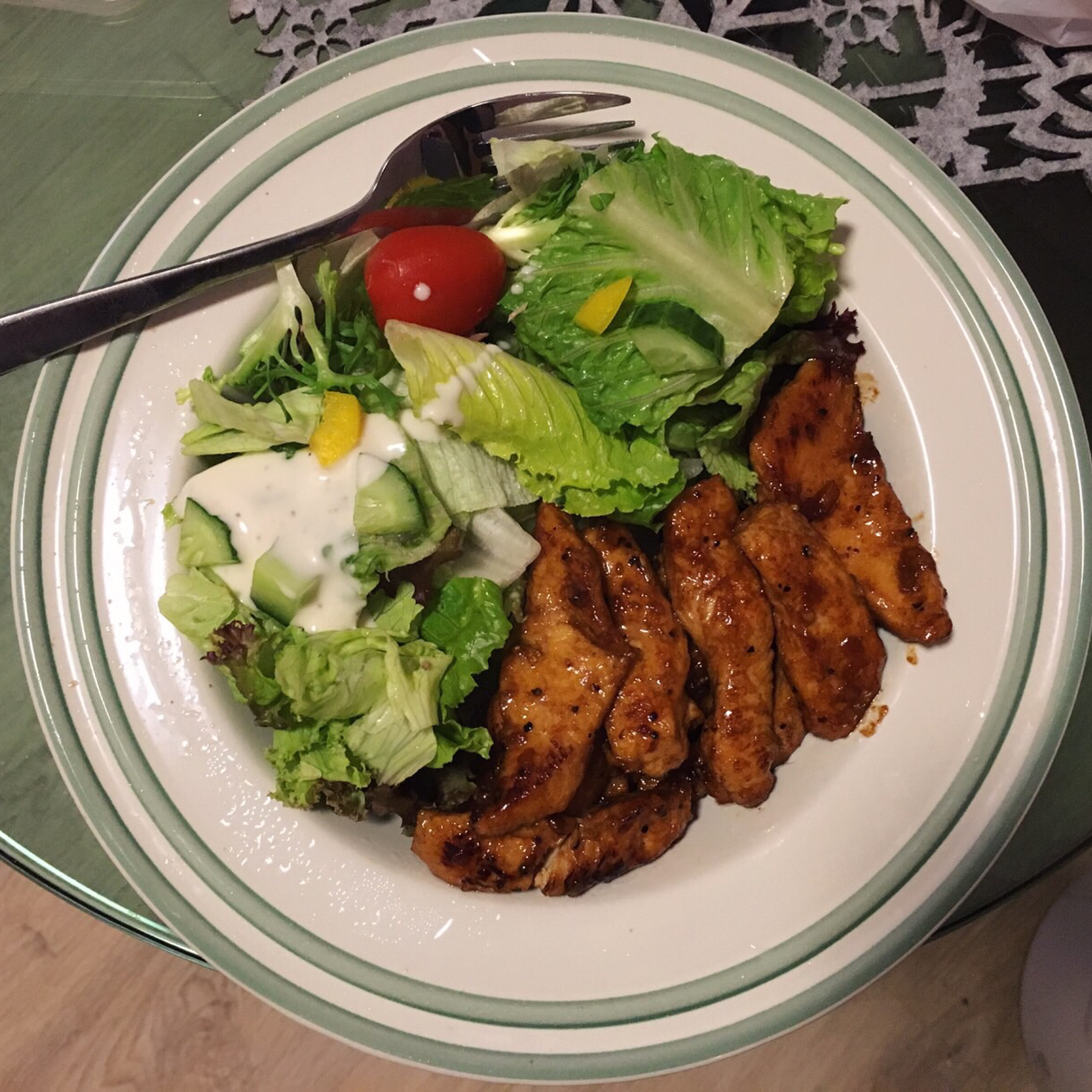 酷炫屌炸天好吃的煎鸡胸肉（香蒜蜂蜜煎鸡胸肉）