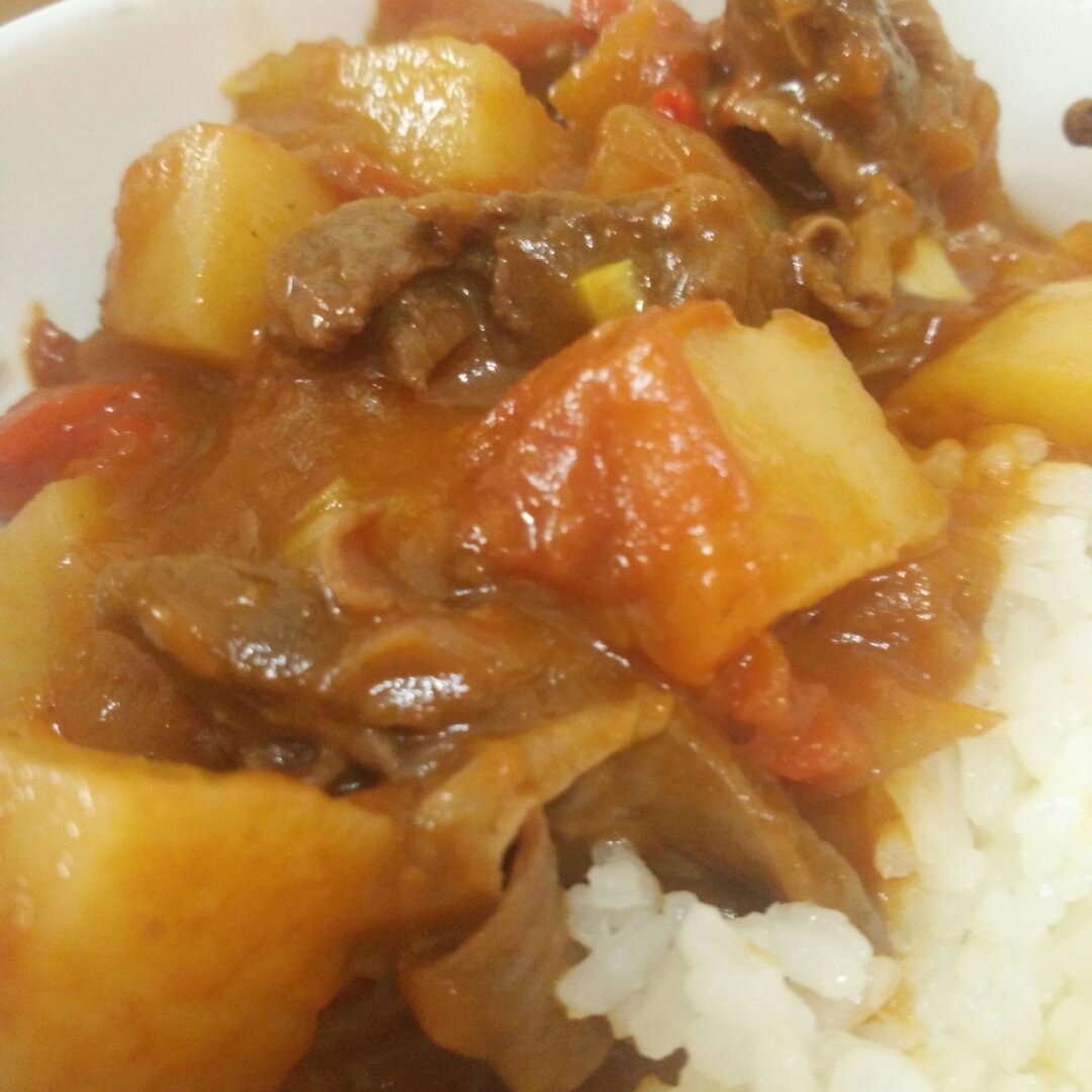 番茄土豆炖牛腩