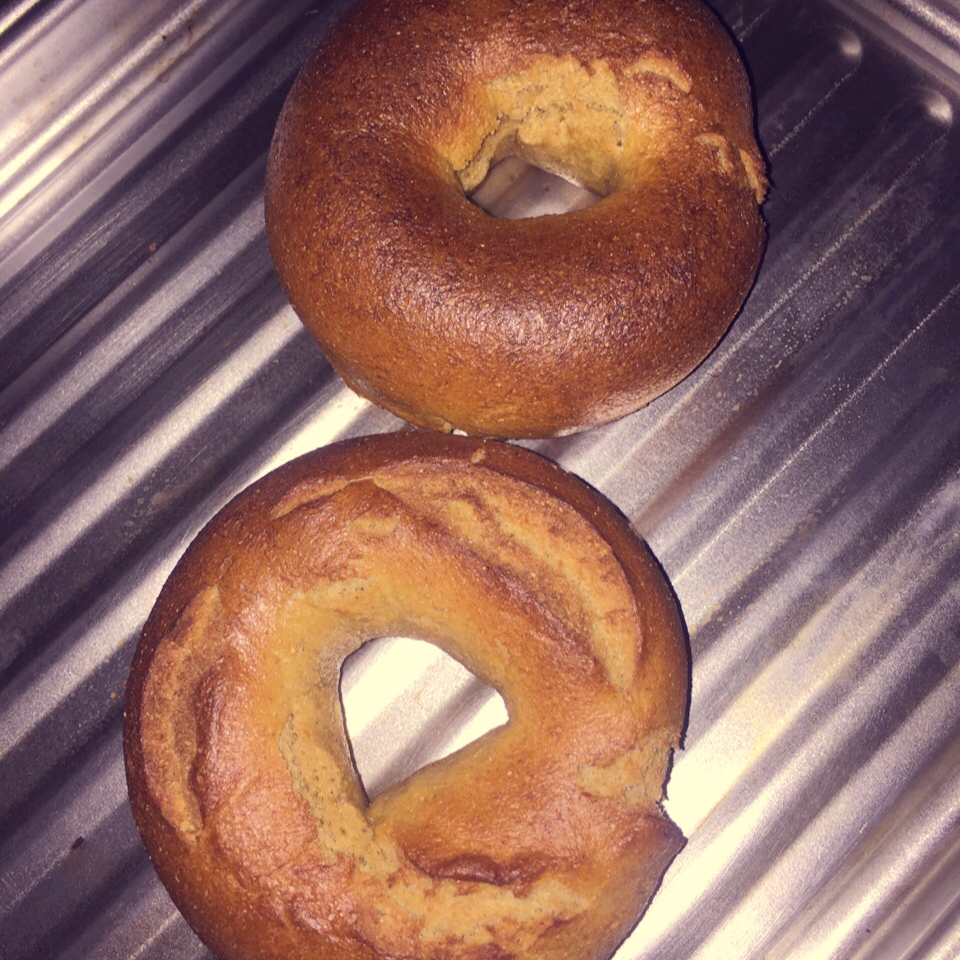 全麦红糖葡萄干贝果（面包机揉面版）