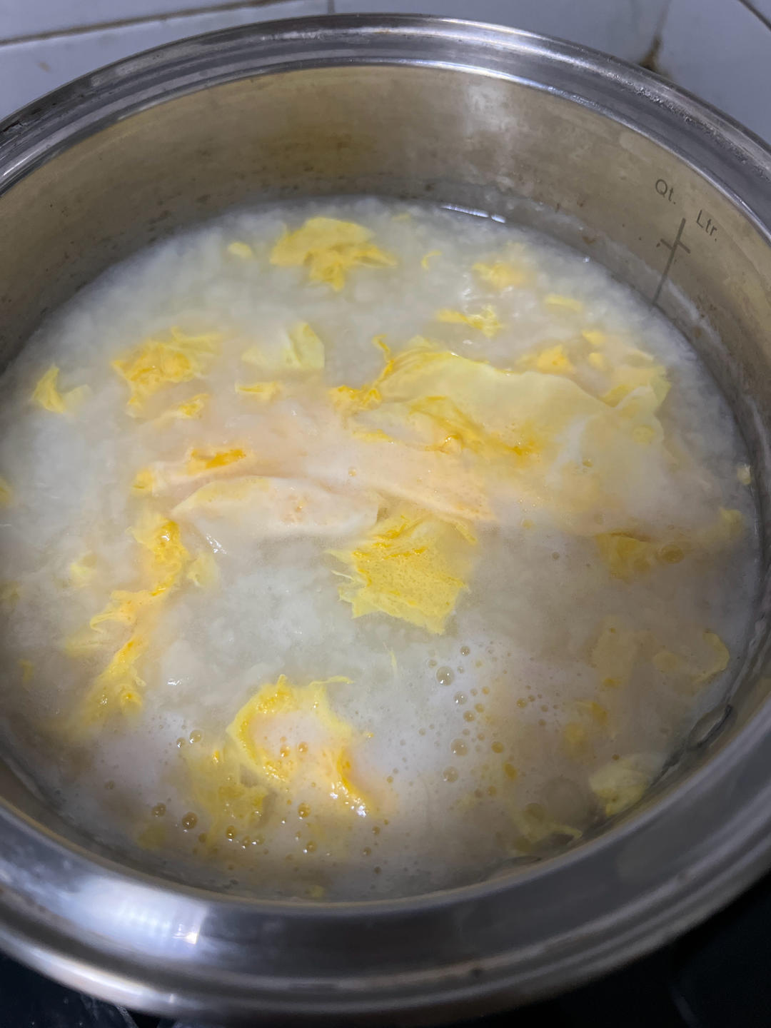 鸡蛋稀饭，河南面疙瘩鸡蛋汤