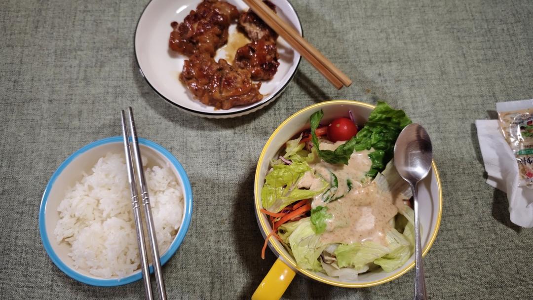 照烧鸡腿饭