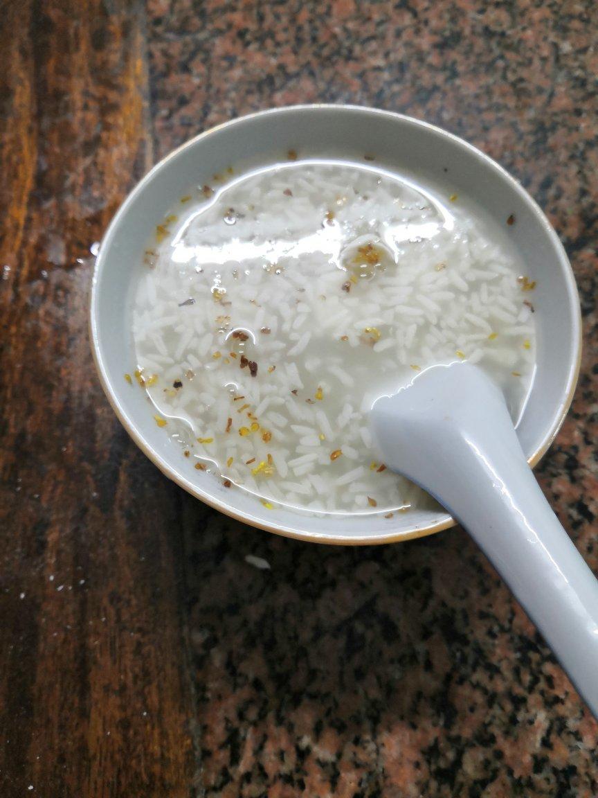 桂花酒酿圆子（附酒酿，小圆子做法）