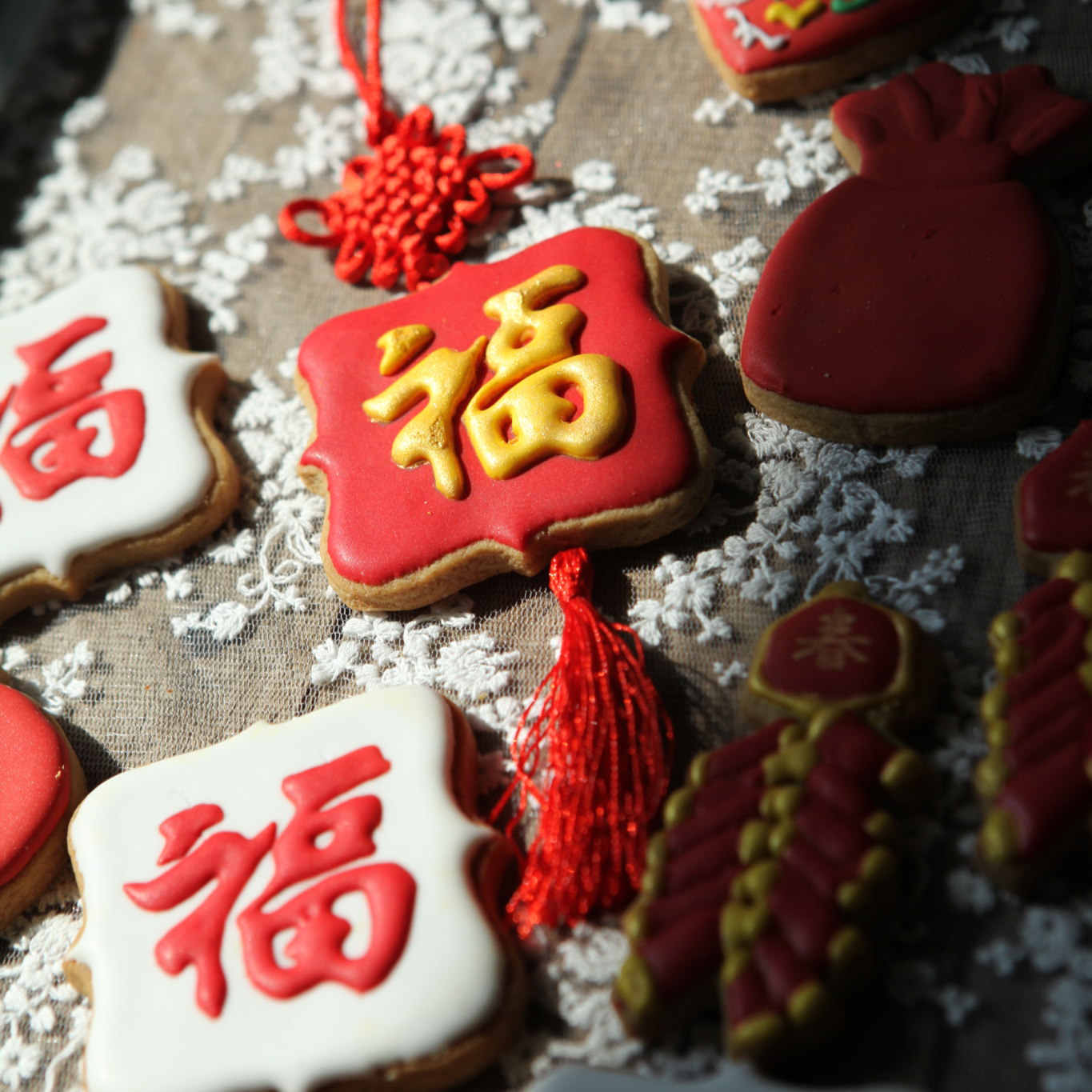 春节最喜庆的福字饼干