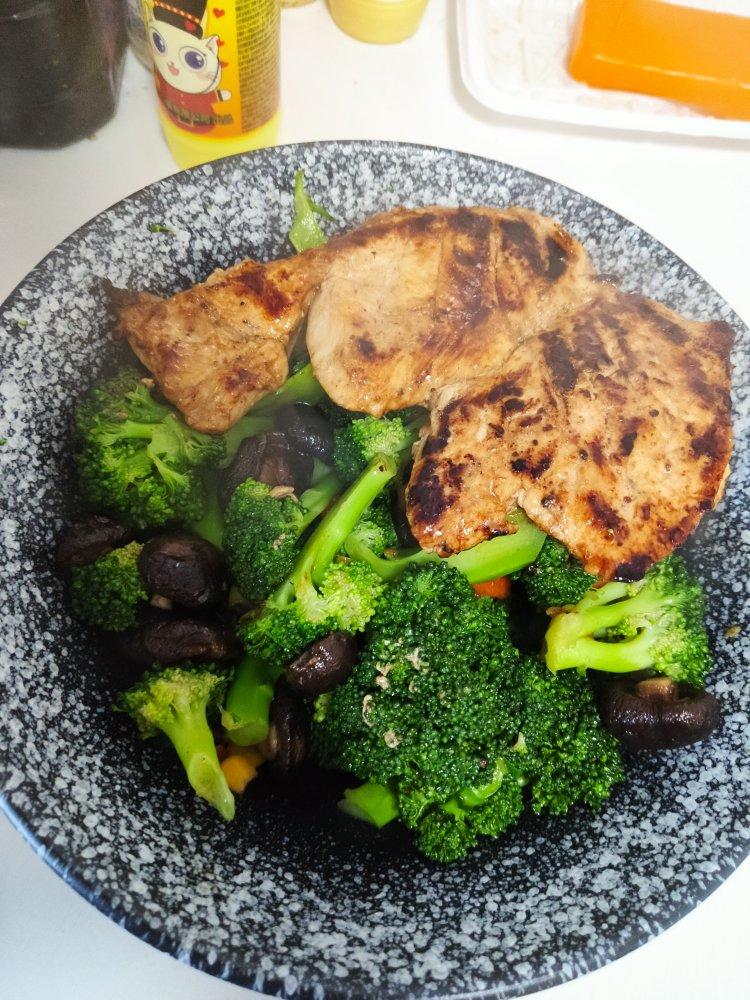 低脂低卡❗️油醋汁 ❗️鸡胸肉蔬菜沙拉