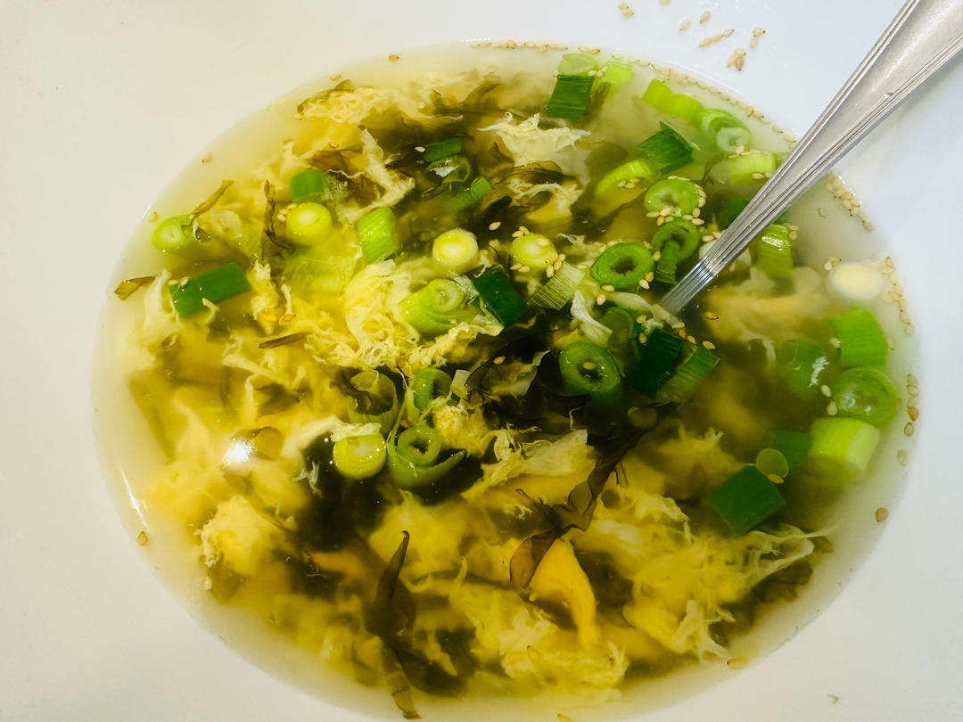 最鲜美好喝的「紫菜蛋花汤」