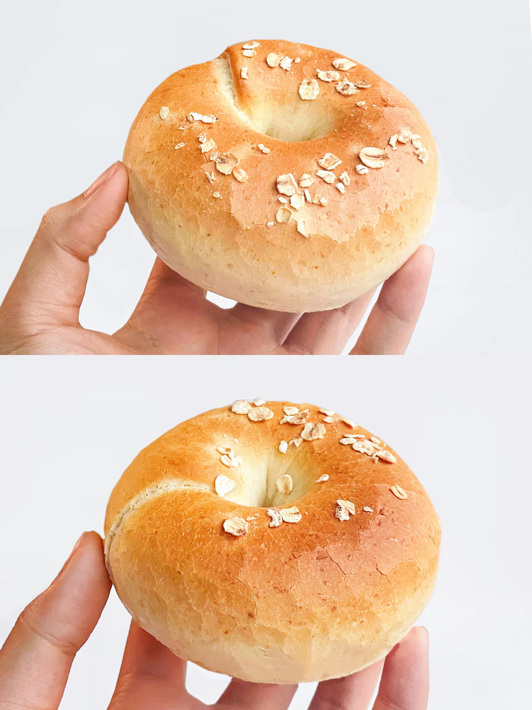 低糖无油燕麦贝果