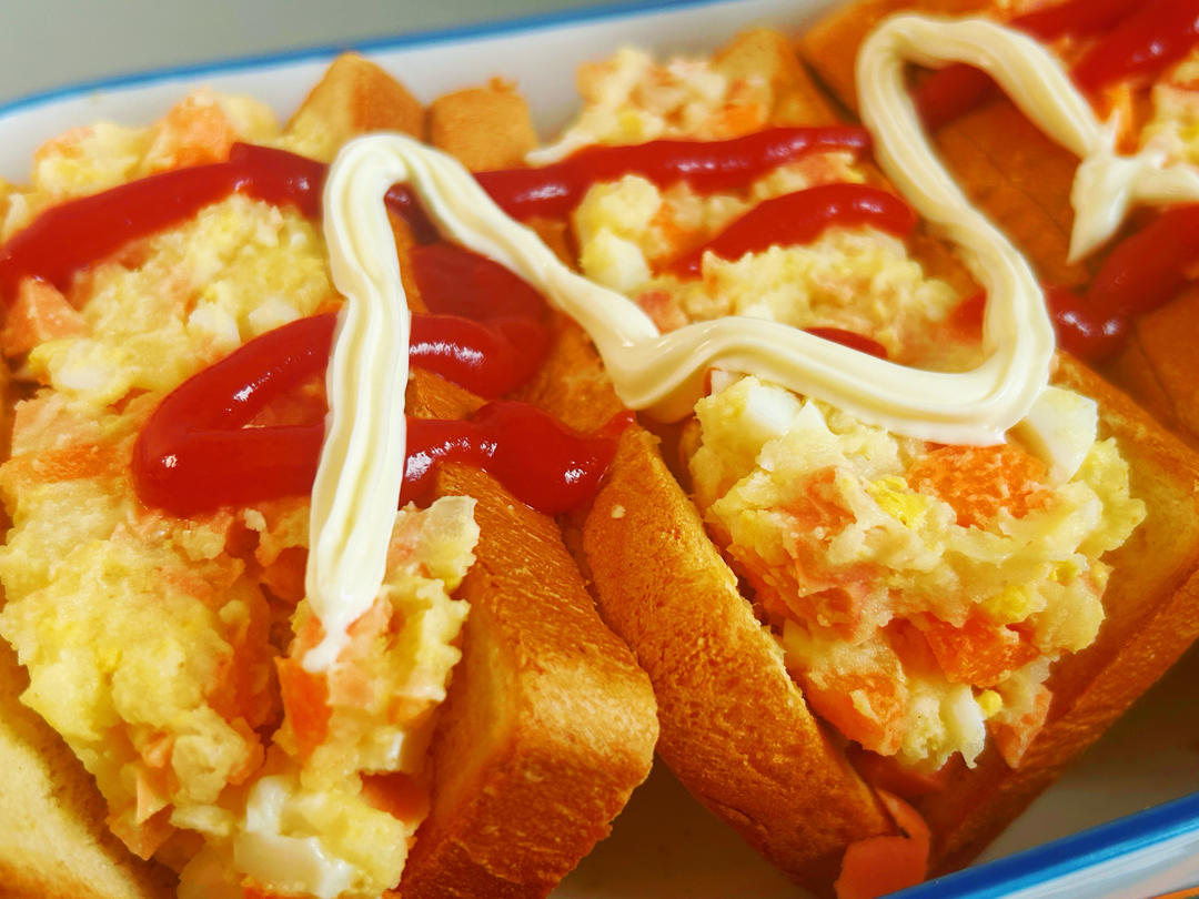 便利店同款 超好吃的土豆泥三明治❗️