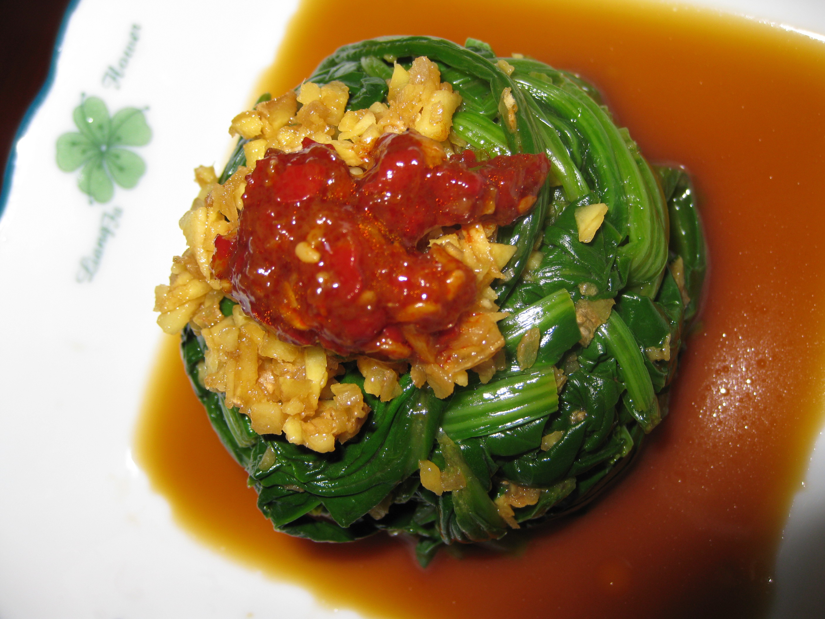 姜汁菠菜塔