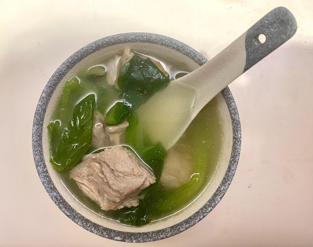 青菜排骨汤