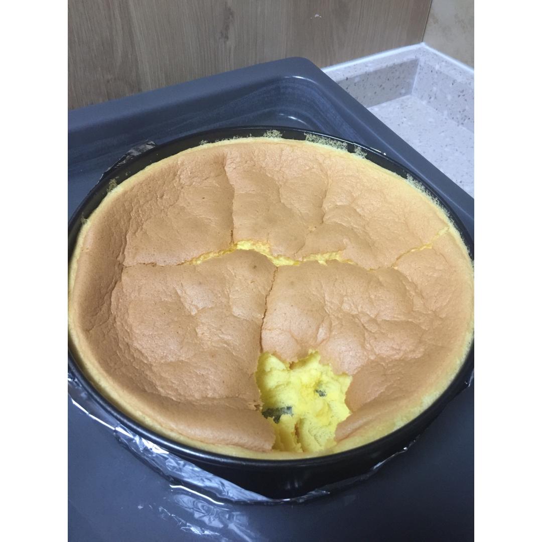 消耗淡奶油之作——淡奶油小蛋糕