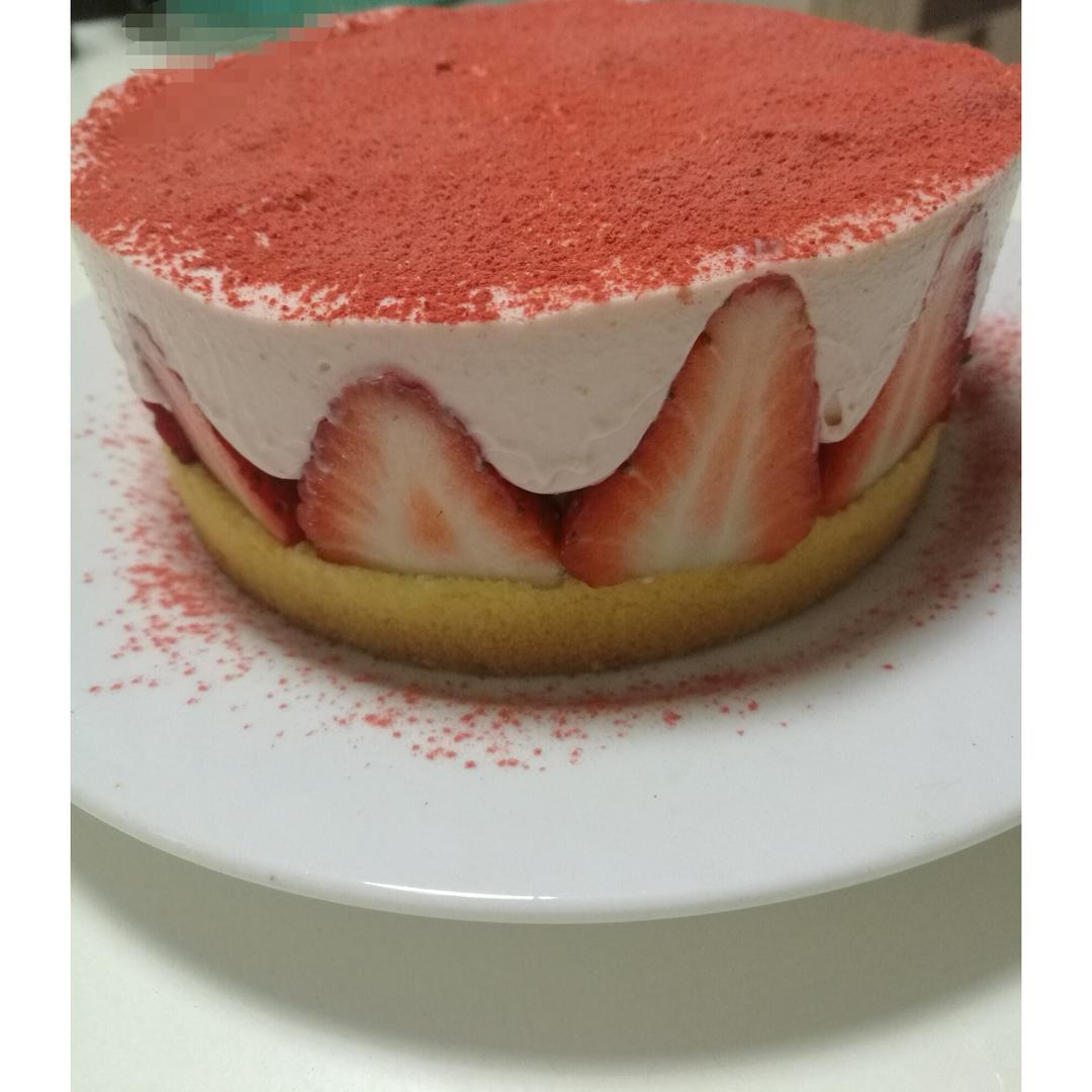 《Tinrry下午茶》教你做草莓芝士慕斯（6寸配方）