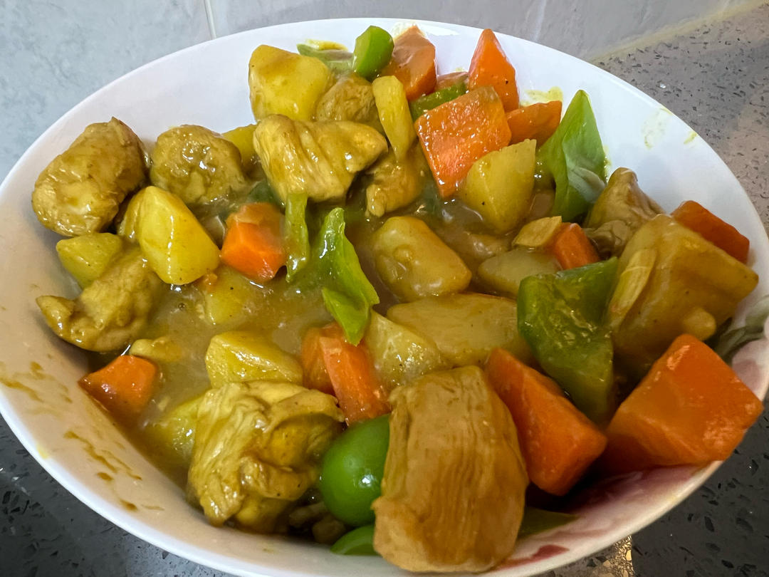 土豆咖喱鸡肉
