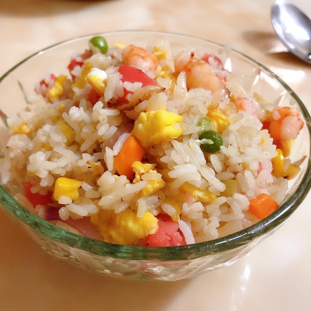 虾仁炒饭