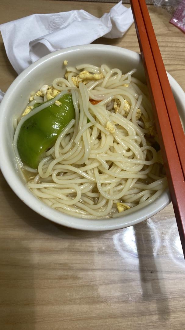 丝瓜鸡蛋汤(汤面)
