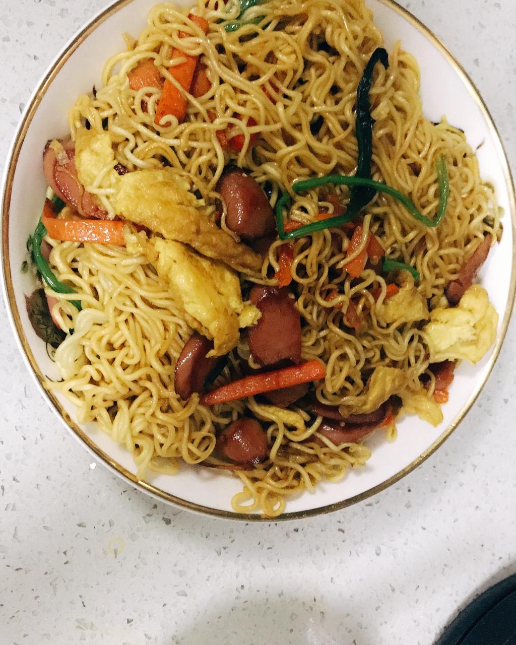 炒方便面