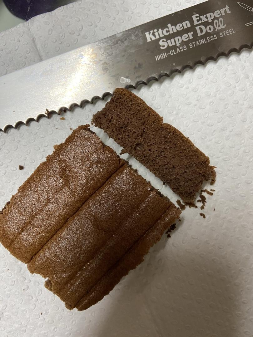 戚风可可蛋糕卷