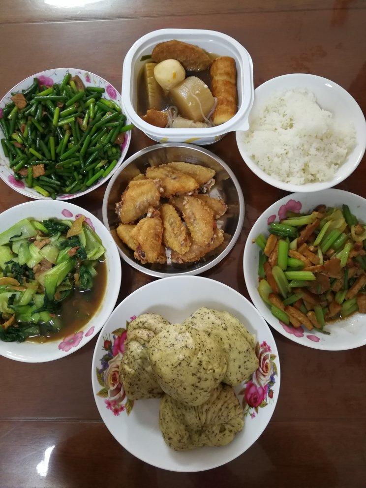 sammi的美食做的午餐2018年7月5日