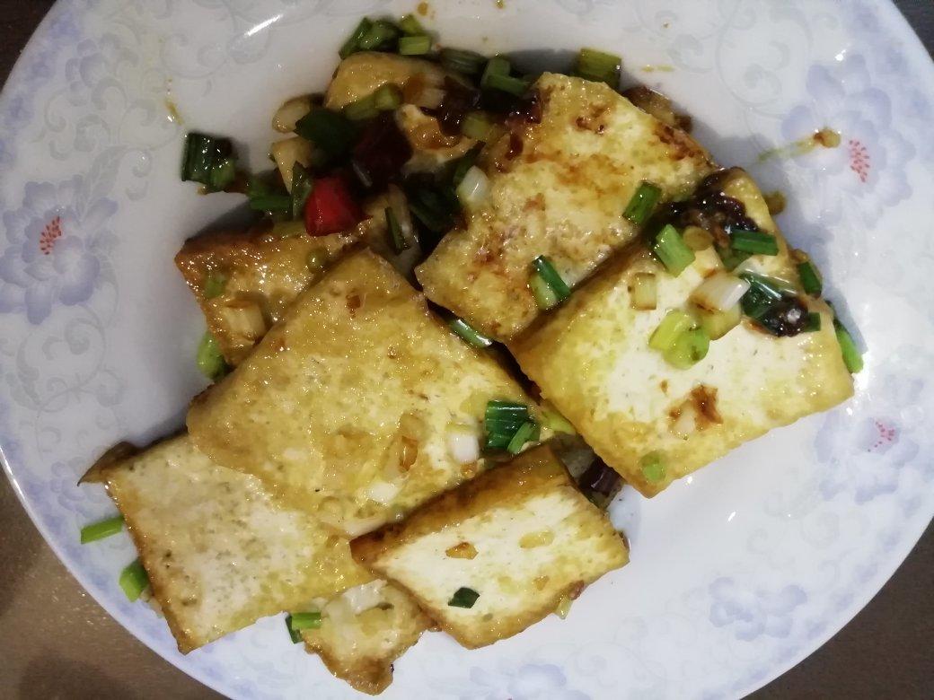 蒜香煎豆腐 炒鸡无敌美味