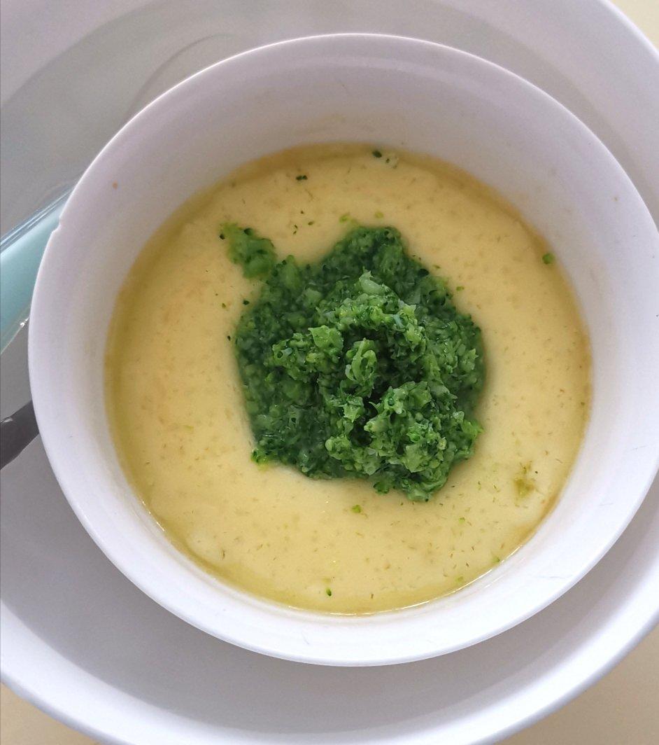 西兰花🥦蒸蛋（辅食）