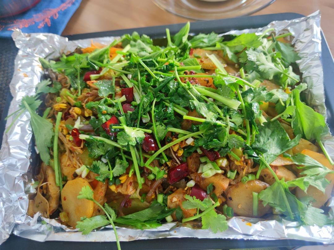 重庆烤鱼(烤箱版)爆好吃，爆简单