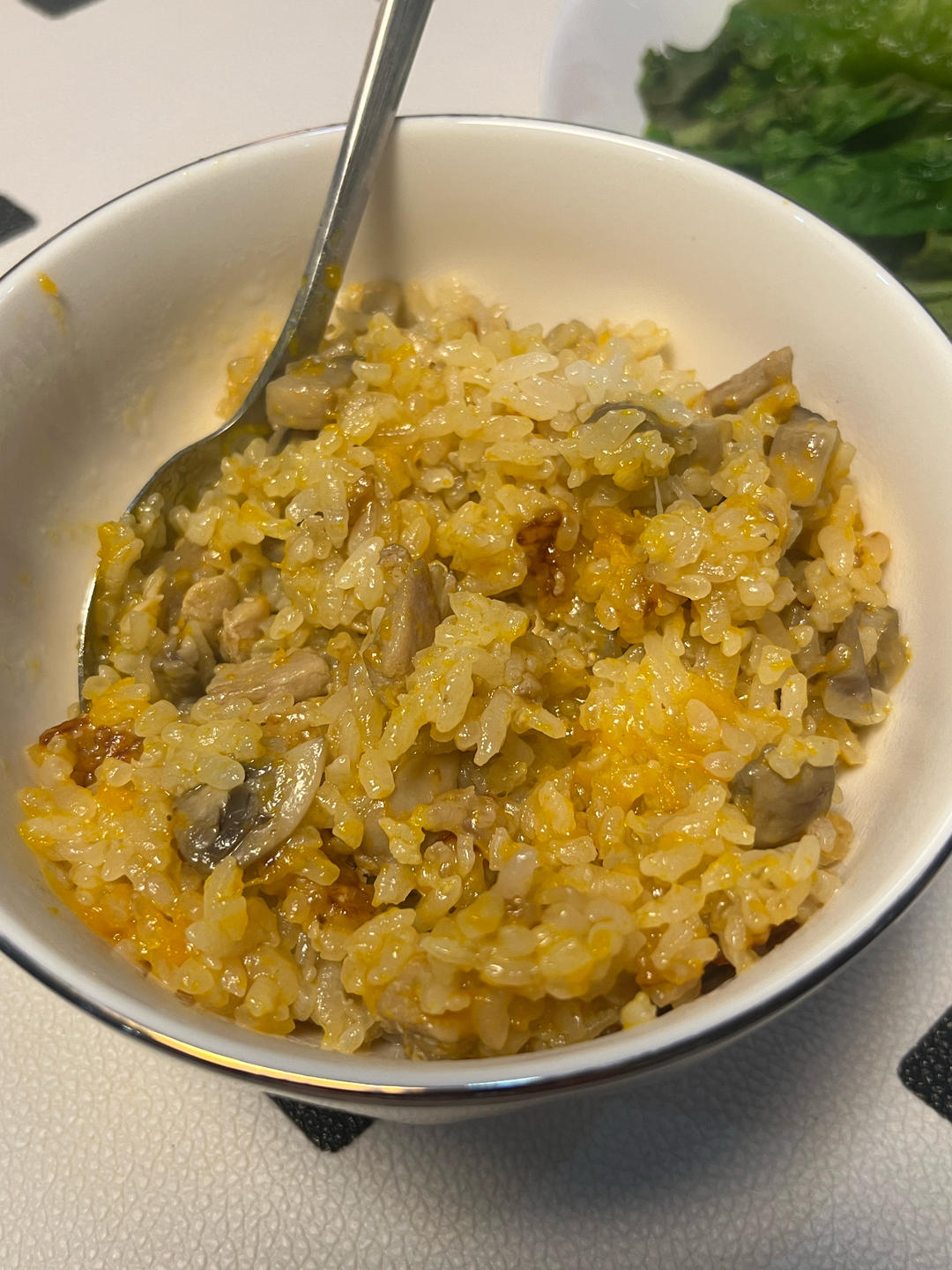南瓜鸡肉饭