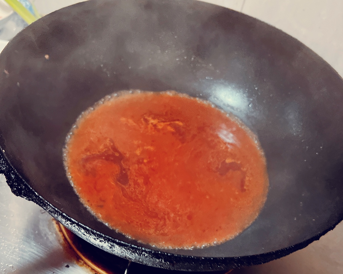茄汁烹大虾的做法 步骤5