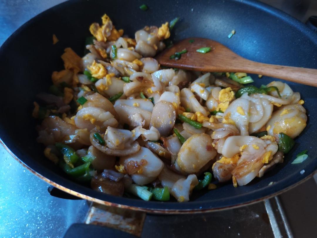 腊肉炒年糕