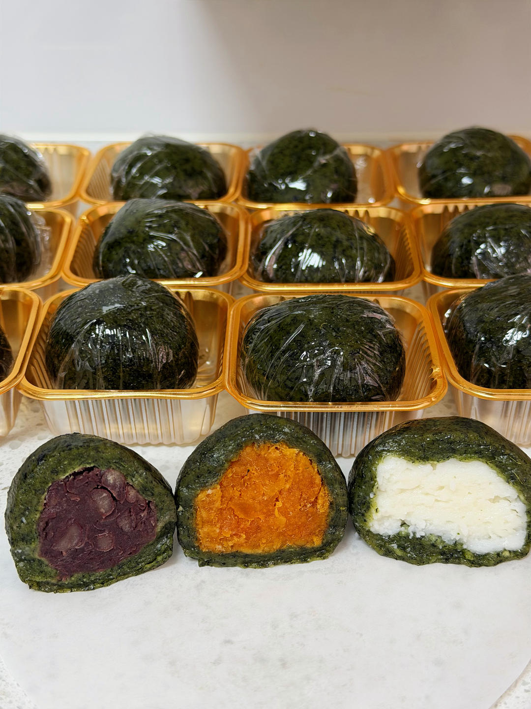 隔天都不会硬的艾草青团~木薯淀粉版~艾草处理办法