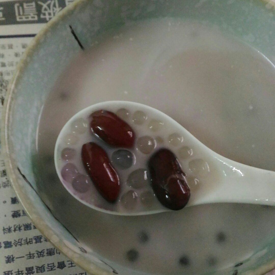 红豆西米露