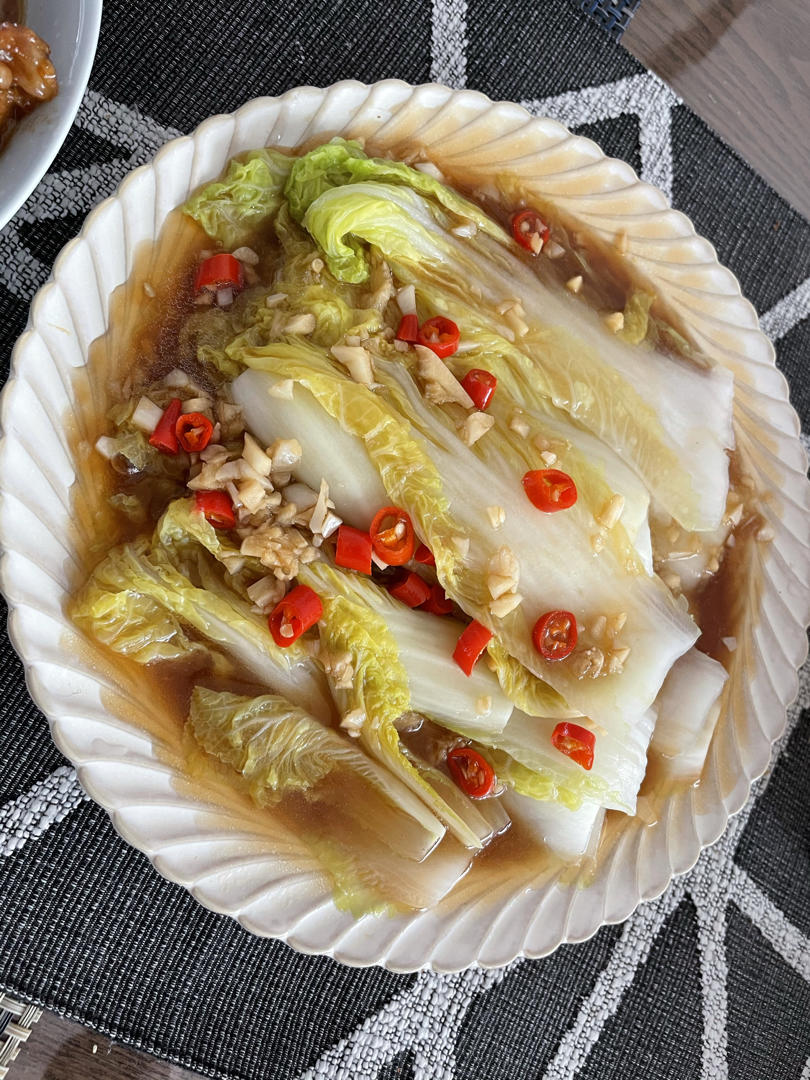 5分钟搞定‼️家常菜蒜香娃娃菜，巨好吃！