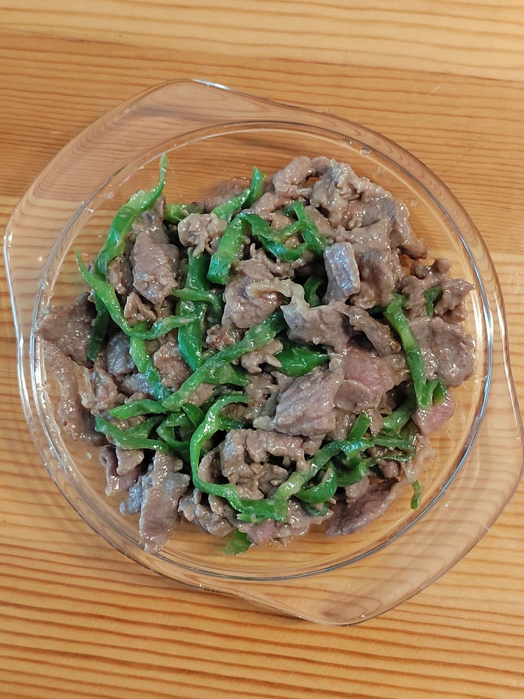 绝对不会炒老的尖椒牛柳