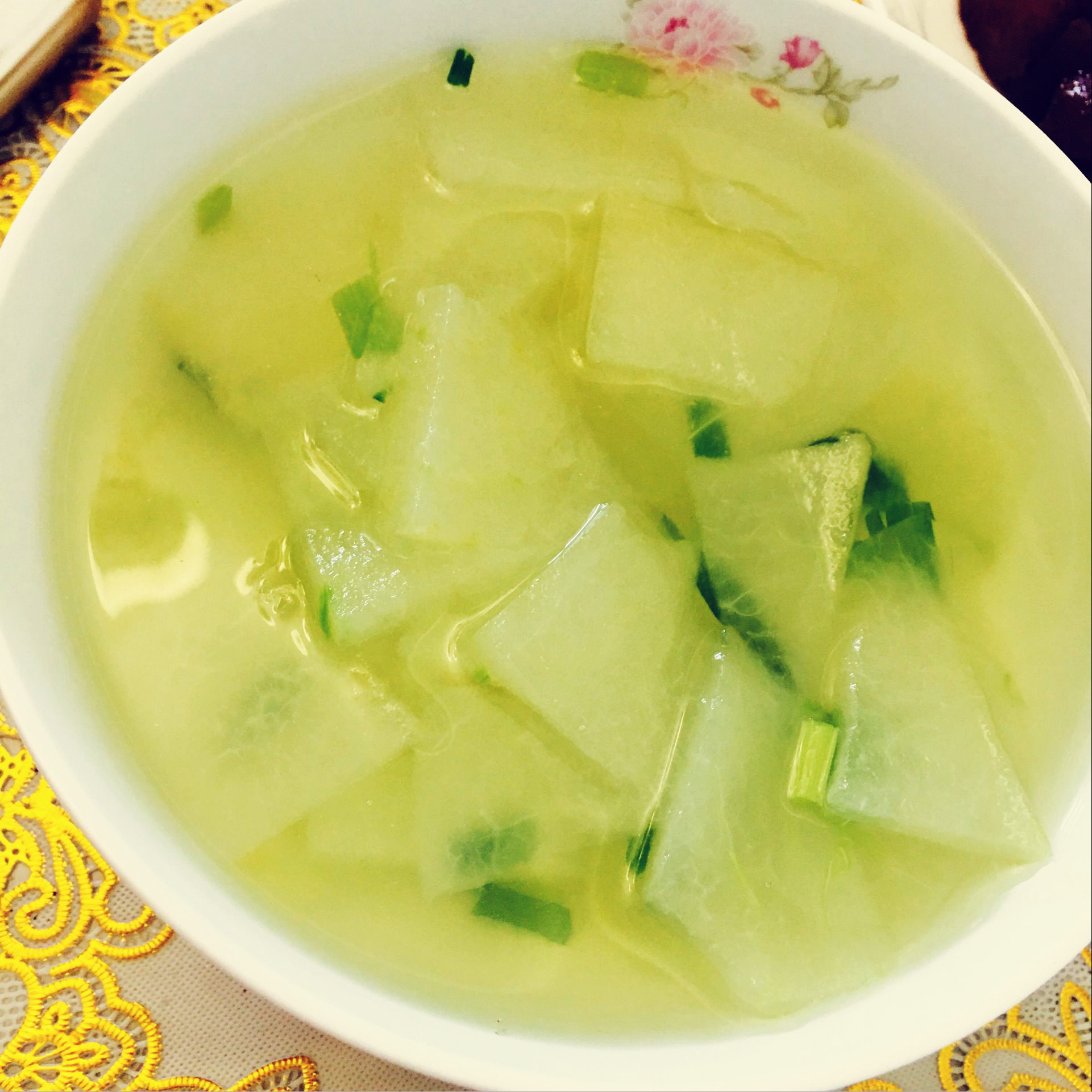 甜二姐做的清水冬瓜汤