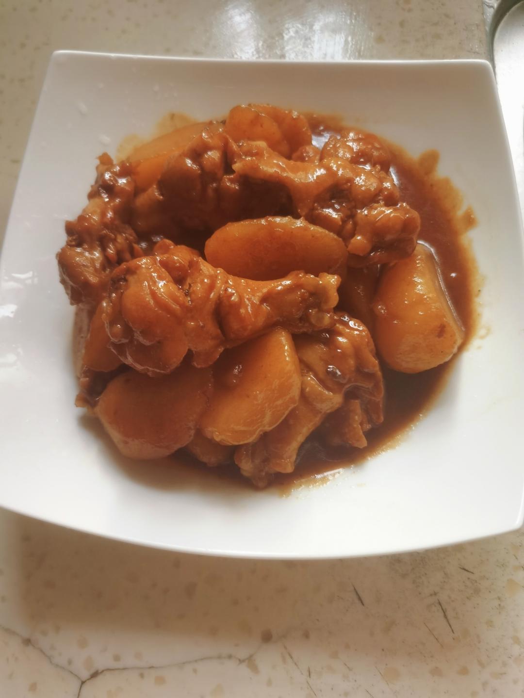 照烧土豆鸡翅根