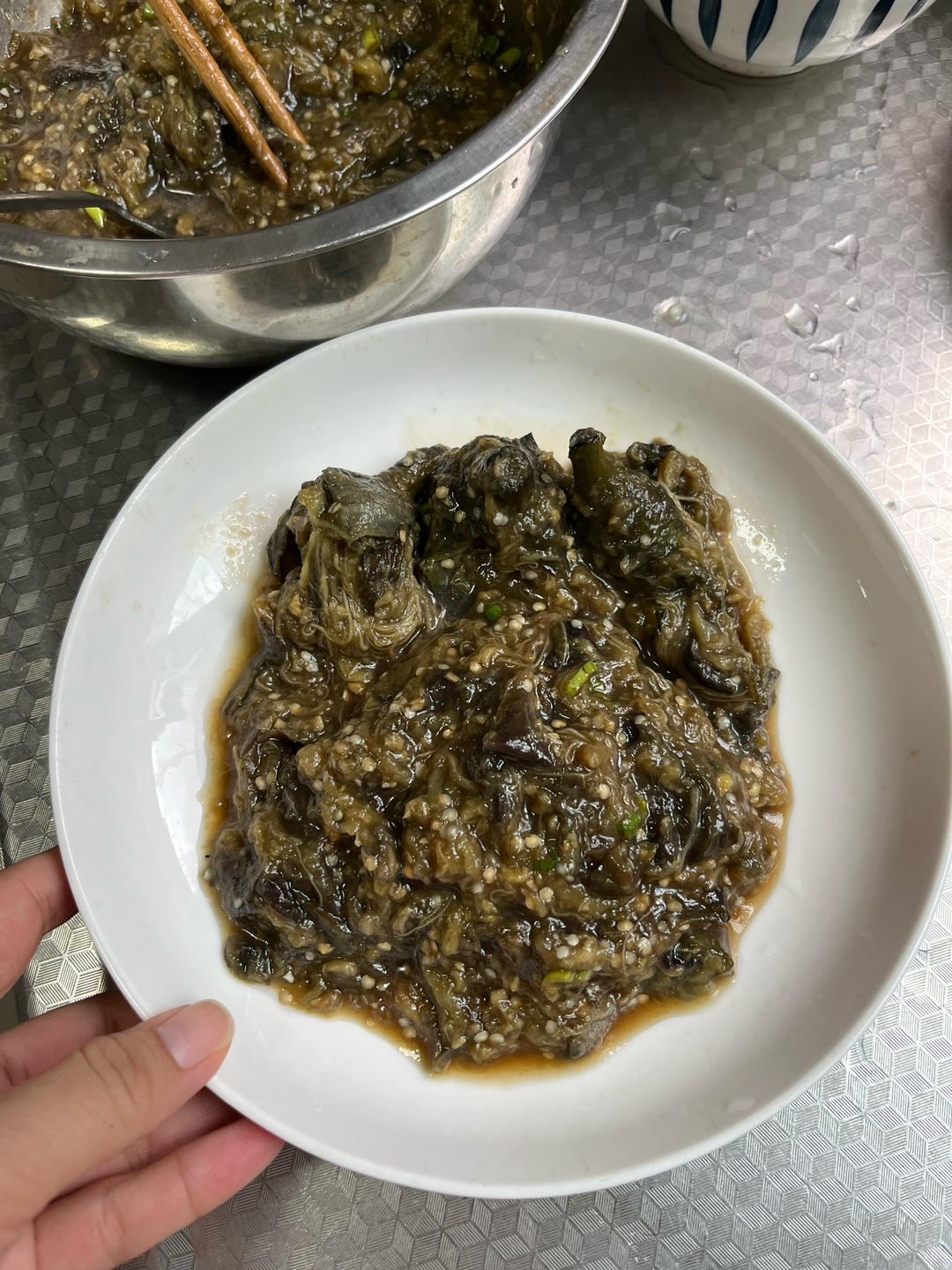 夏天必备可口菜-凉拌茄子🍆