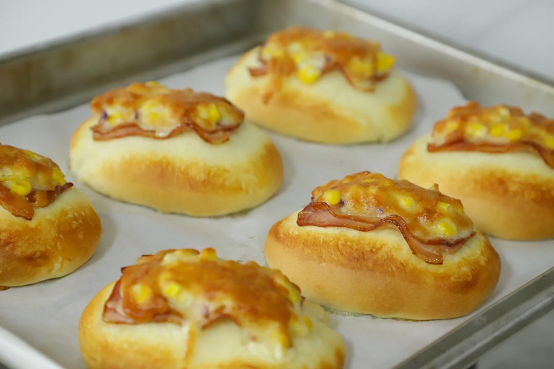 洋葱火腿片（培根）面包