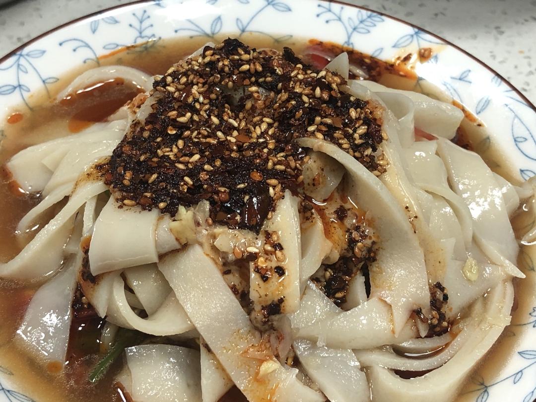 陕西凉皮之安康蒸面（含醋汤做法）